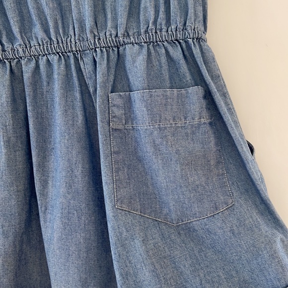 ♻️DONATED DEC. 2023♻️ 
Twelfth Street by Cynthia Vincent soft Denim Romper - Picture 5 of 7